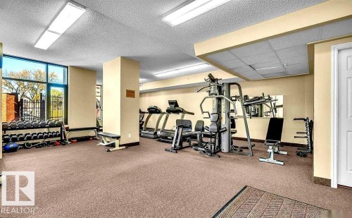 3 9026 Jasper Ave Avenue, Edmonton, AB - Indoor Photo Showing Gym Room