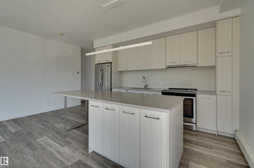 206 10837 83 Avenue, Edmonton, AB - Indoor Photo Showing Kitchen