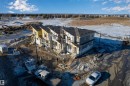 View of snowy aerial view - 171 Graybriar Drive, Stony Plain, AB  - Outdoor With View 