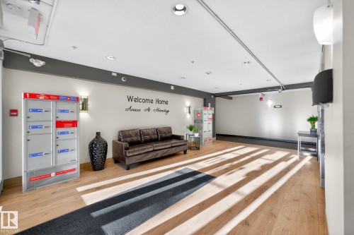 Lobby with recessed lighting - 357 1196 Hyndman Road, Edmonton, AB - Indoor