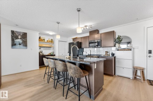 357 1196 Hyndman Road, Edmonton, AB - Indoor Photo Showing Kitchen With Upgraded Kitchen