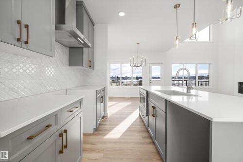 2804 191 Street, Edmonton, AB - Indoor Photo Showing Kitchen With Upgraded Kitchen