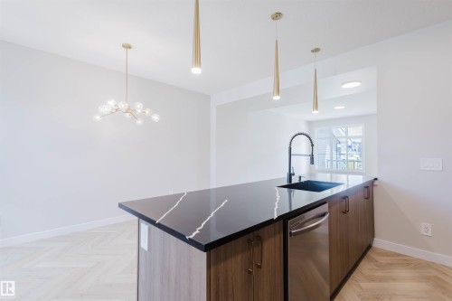 2122 Crossbill Lane, Edmonton, AB - Indoor Photo Showing Kitchen With Upgraded Kitchen