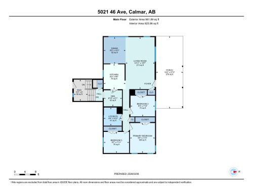 View of floor plan / room layout - 5021 46 Avenue, Calmar, AB - Other