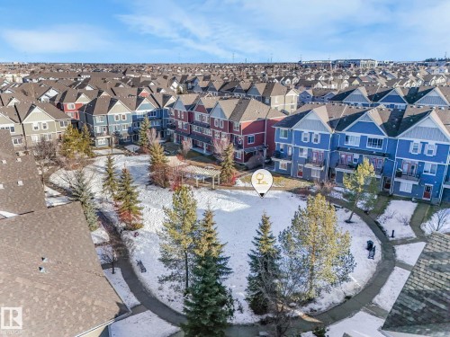 Aerial perspective of suburban area - 91 603 Watt Boulevard, Edmonton, AB - Outdoor
