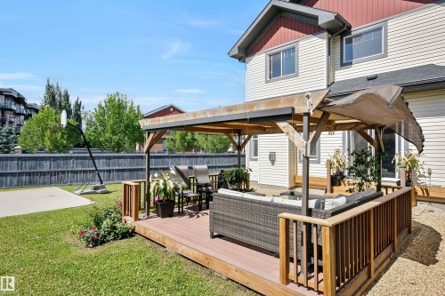 7703 Getty Wynd, Edmonton, AB - Outdoor With Deck Patio Veranda With Exterior