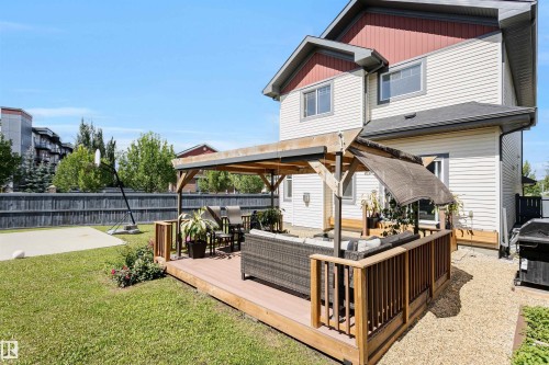7703 Getty Wynd, Edmonton, AB - Outdoor With Deck Patio Veranda With Exterior