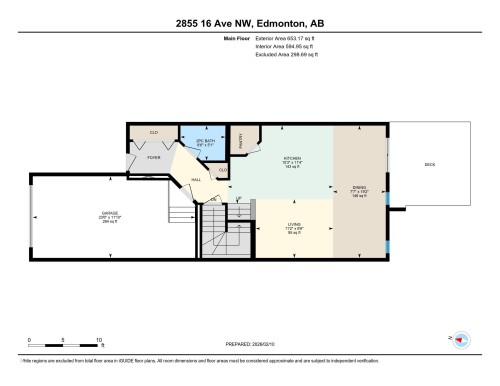 View of home floor plan - 2855 16 Avenue, Edmonton, AB - Other