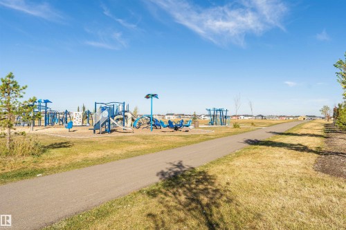 Community playground with a yard - 2855 16 Avenue, Edmonton, AB - Outdoor With View