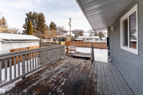 73 Grosvenor Boulevard, St. Albert, AB - Outdoor With Deck Patio Veranda With Exterior