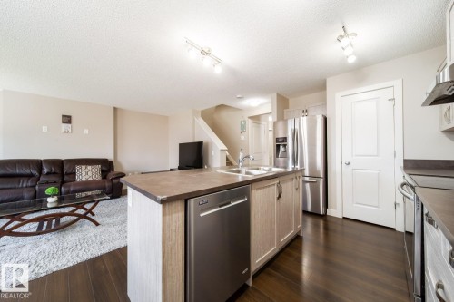 1107 33A Street, Edmonton, AB - Indoor Photo Showing Kitchen With Double Sink