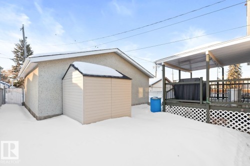 4835 115 Avenue, Edmonton, AB - Outdoor With Deck Patio Veranda With Exterior