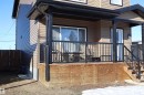Property entrance with covered porch - 9760 - 107 Street, Westlock, AB  - Outdoor With Deck Patio Veranda 