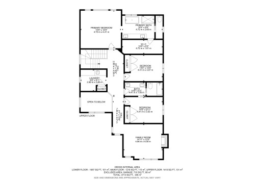 View of home floor plan - 17108 2 Street, Edmonton, AB - Other