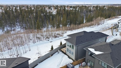 View of snowy aerial view - 17107 3 Street, Edmonton, AB - Outdoor With View