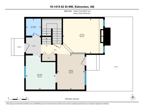 View of property floor plan - 19 1415 62 Street, Edmonton, AB - Other