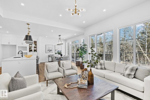 6620 Crawford Landing Landing, Edmonton, AB - Indoor Photo Showing Living Room