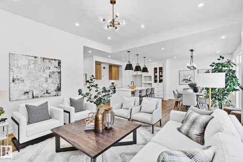 6620 Crawford Landing Landing, Edmonton, AB - Indoor Photo Showing Living Room