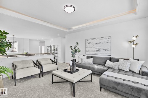 6620 Crawford Landing Landing, Edmonton, AB - Indoor Photo Showing Living Room