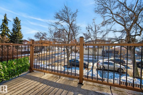 View of wooden terrace - 10602 66 Avenue, Edmonton, AB - Outdoor