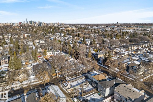 View of property location featuring city skyline - 10602 66 Avenue, Edmonton, AB - Outdoor With View