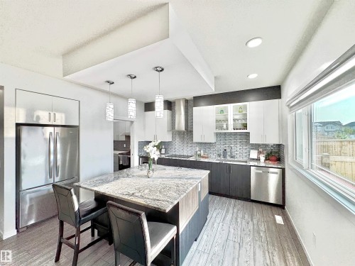 1636 14 Street, Edmonton, AB - Indoor Photo Showing Kitchen With Upgraded Kitchen