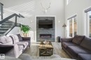 1333 Graydon Hill Way, Edmonton, AB  - Indoor Photo Showing Living Room With Fireplace 