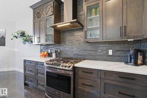 1333 Graydon Hill Way, Edmonton, AB - Indoor Photo Showing Kitchen With Upgraded Kitchen