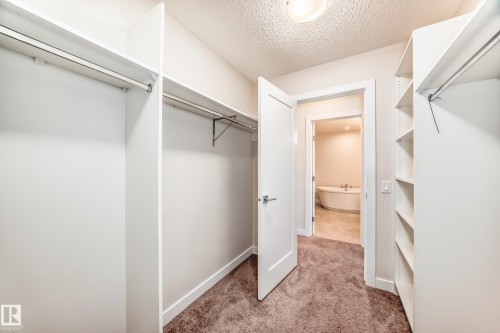 Walk in closet with light carpet - 17926 62A Street, Edmonton, AB - Indoor