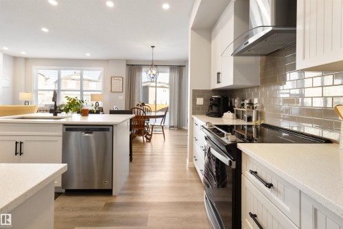 22706 95A Avenue, Edmonton, AB - Indoor Photo Showing Kitchen With Upgraded Kitchen