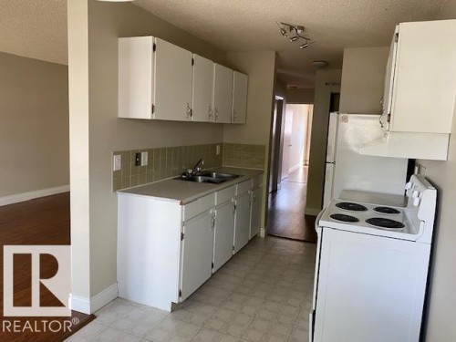 201 10149 83 Avenue, Edmonton, AB - Indoor Photo Showing Kitchen With Double Sink