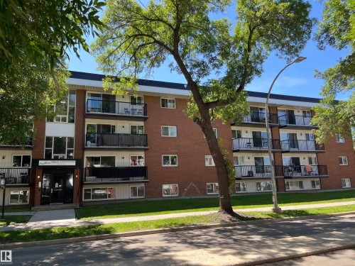201 10149 83 Avenue, Edmonton, AB - Outdoor With Balcony With Facade