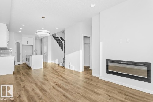 4293 Kinglet Drive, Edmonton, AB - Indoor With Fireplace