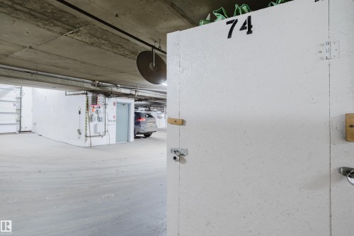 Assigned storage locker. - 115 10545 Saskatchewan Drive, Edmonton, AB - Indoor Photo Showing Garage