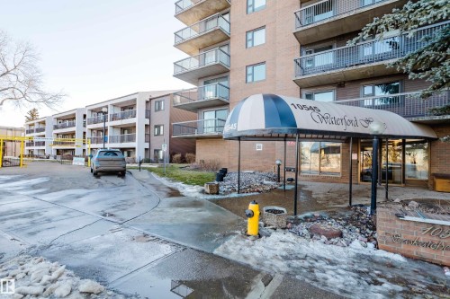 View of apartment building / complex - 115 10545 Saskatchewan Drive, Edmonton, AB - Outdoor