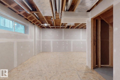 View of basement - 1030 177A Street, Edmonton, AB - Indoor Photo Showing Basement