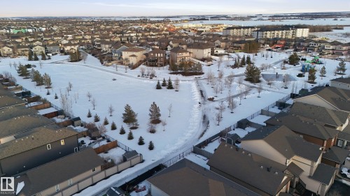 Aerial view of property and surrounding area featuring nearby suburban area - 30 Willow Link, Fort Saskatchewan, AB - Outdoor With View