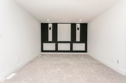 Spare room with light carpet and recessed lighting - 