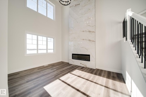 7023 177 Avenue, Edmonton, AB - Indoor With Fireplace