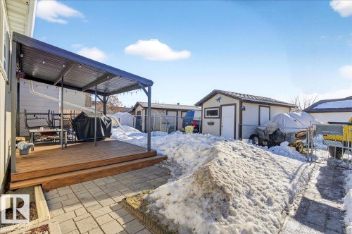 115 Birch Drive, Gibbons, AB - Outdoor With Deck Patio Veranda