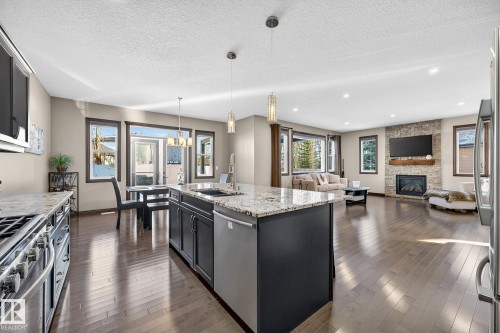 559 Westerra Boulevard, Stony Plain, AB - Indoor Photo Showing Kitchen With Upgraded Kitchen