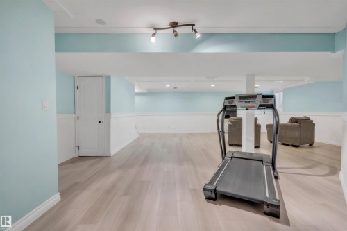 701 Sparrow Close, Cold Lake, AB - Indoor Photo Showing Gym Room