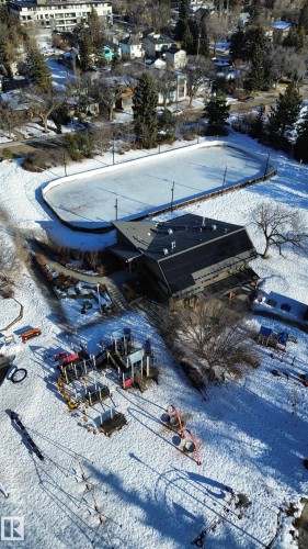 View of snowy aerial view - 11507 72 Avenue Nw, Edmonton, AB - Outdoor With View
