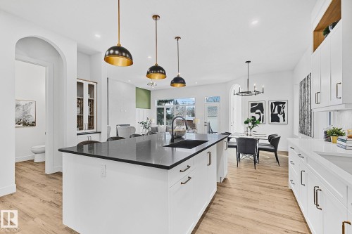 11234 61 Street, Edmonton, AB - Indoor Photo Showing Kitchen With Upgraded Kitchen