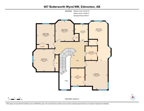 View of floor plan / room layout - 607 Butterworth Wynd, Edmonton, AB - Other