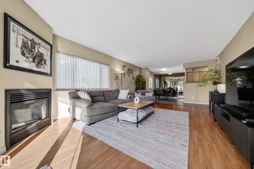 205 10130 114 Street, Edmonton, AB - Indoor Photo Showing Living Room With Fireplace