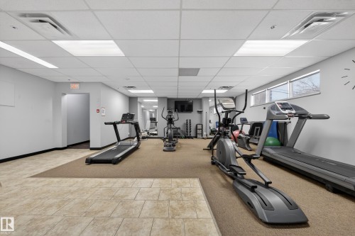 205 10130 114 Street, Edmonton, AB - Indoor Photo Showing Gym Room