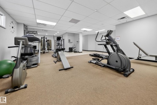 205 10130 114 Street, Edmonton, AB - Indoor Photo Showing Gym Room