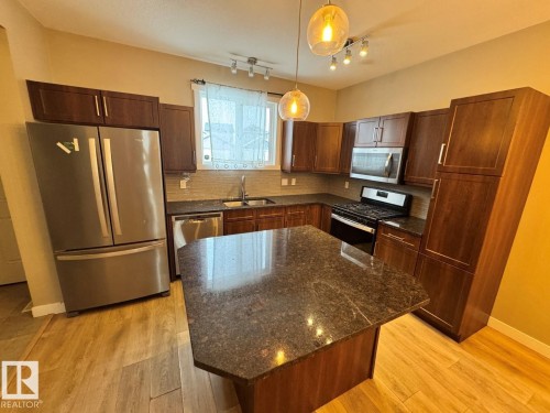 22724 97 Avenue, Edmonton, AB - Indoor Photo Showing Kitchen With Double Sink