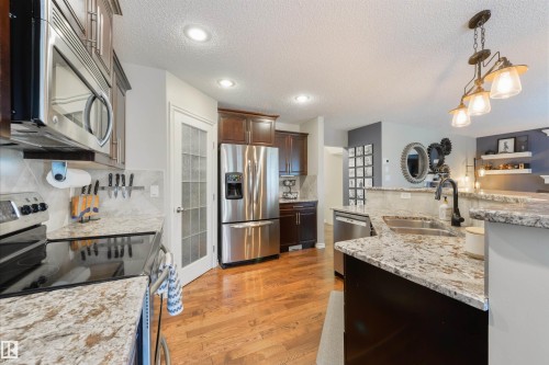 8504 16A Avenue, Edmonton, AB - Indoor Photo Showing Kitchen With Stainless Steel Kitchen With Double Sink